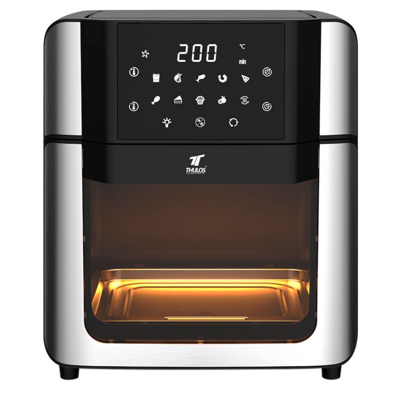 Freidora de aire sin aceite airfryer Thulos 2000W 15L TH-AOV1515
