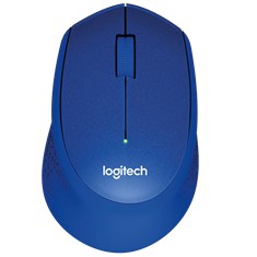 Mouse ratón Logitech M330 óptico wireless inalámbrico silent plus azul