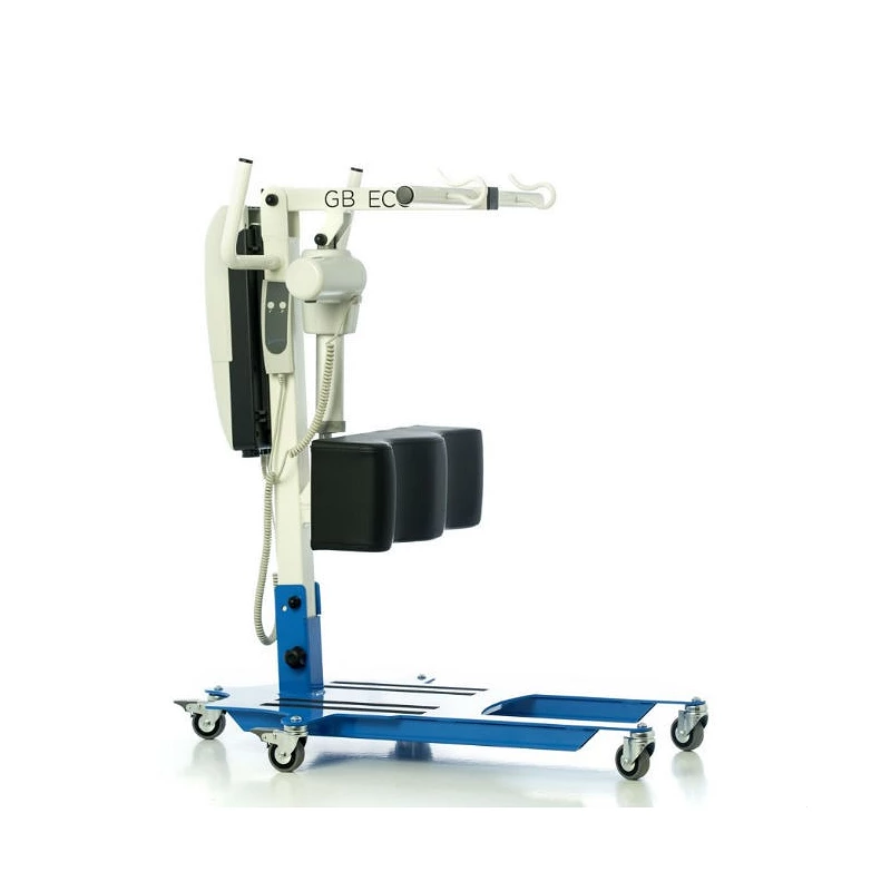 Grúa de bipedestación plegable Solmats GB ECO con arnés