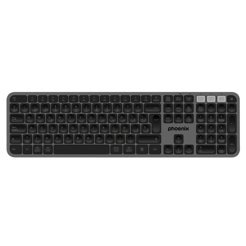 Teclado Inalámbrico Multidispositivo Phoenix K300 Blueooth Dual