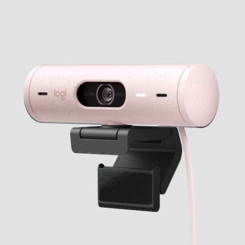 Webcam Logitech Brio 500 rosa Full D USB tipo C