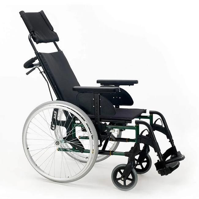Silla de ruedas de acero reclinable - Breezy Premium