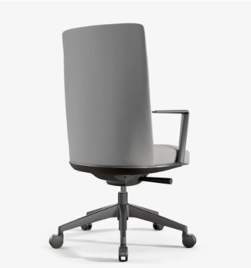 Sillón directivo Cron gris con respaldo alto